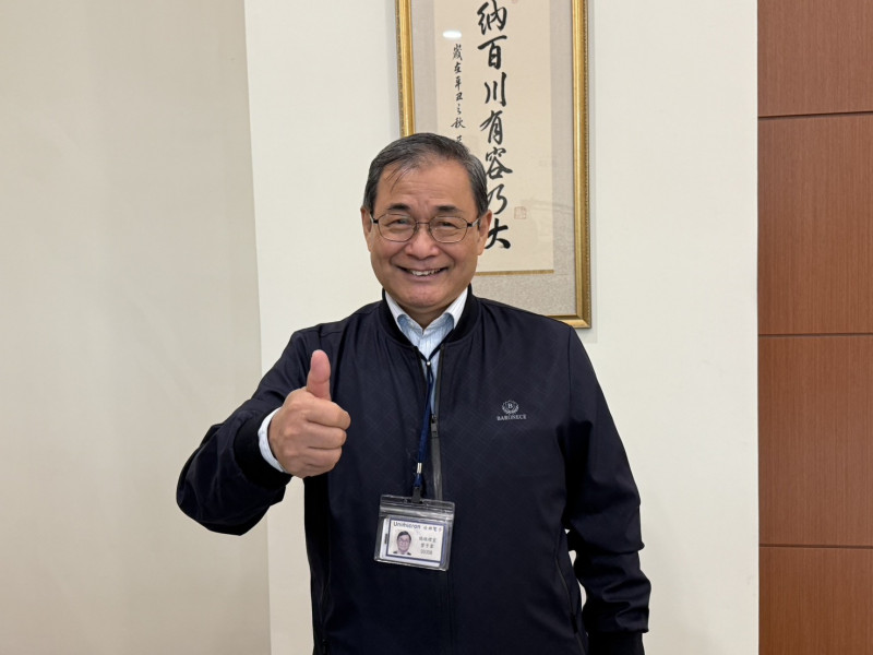 欣興董事長曾子章看好今年ABF載板景氣復甦，但需觀察後續關稅發展。（記者卓怡君攝）