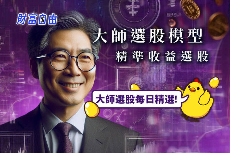 自由時報「財富自由」頻道與經濟新報合作，精選【投資大師選股-高科技股投資專家】，讓您投資理財更輕鬆！