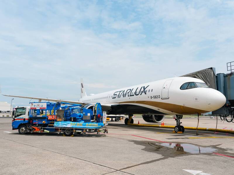 引進SAF永續燃油，象徵星宇航空致力實現2050年全球航空業淨零碳排目標的堅定承諾。（圖／星宇航空）