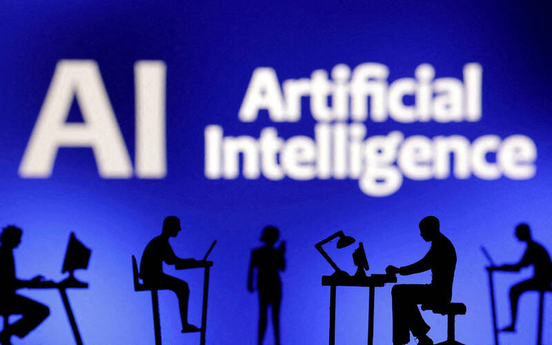 人工智慧（AI）技術正以前所未有的速度重塑全球職場。（路透）