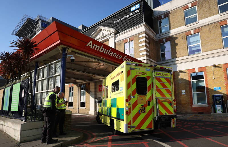 英國的國民保健署（NHS）就曾拒絕給付某些在美國廣泛使用的癌症用藥，理由是該藥成本無法反映足夠的醫療效益。（歐新社）