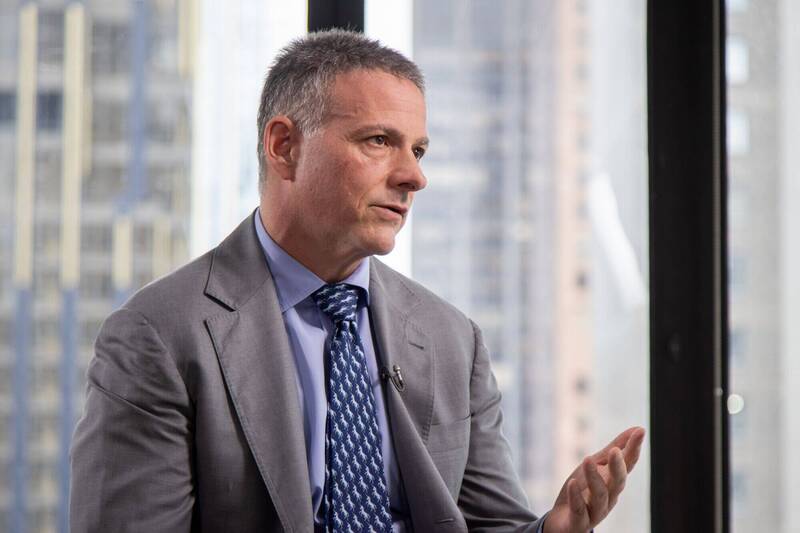 美國對沖基金大亨愛因霍恩（David Einhorn）。（彭博）