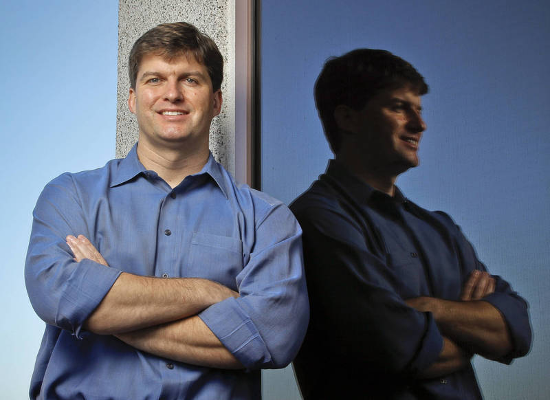 電影《大賣空》（The Big Short）主角原型貝瑞（Michael Burry）。（彭博）
