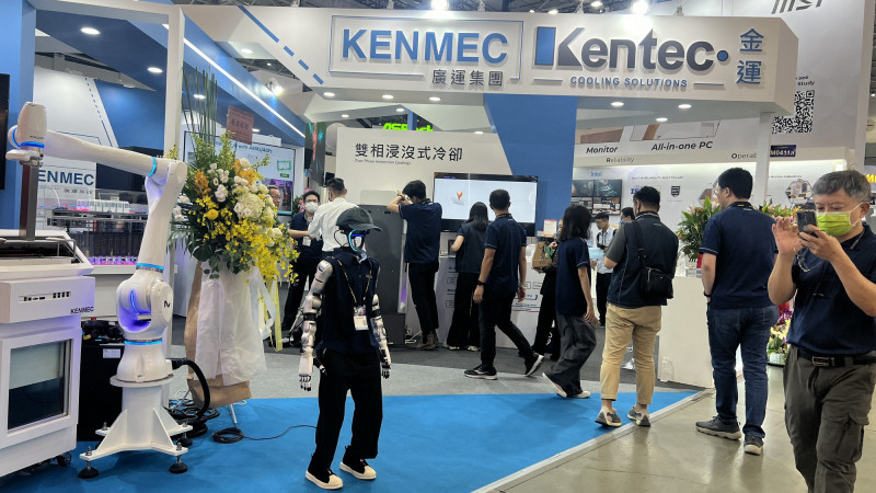 廣運旗下金運科技整合熱傳事業群，聚焦AI資料中心液冷市場。（記者張慧雯攝）