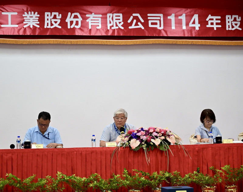 漢翔今日舉行股東會，圖中為總經理馬萬鈞。（漢翔提供）