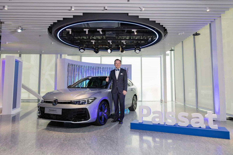 台灣福斯（Volkswagen）汽車今天宣佈全球熱銷的Passat Variant車系重磅登台。（台灣福斯汽車提供）