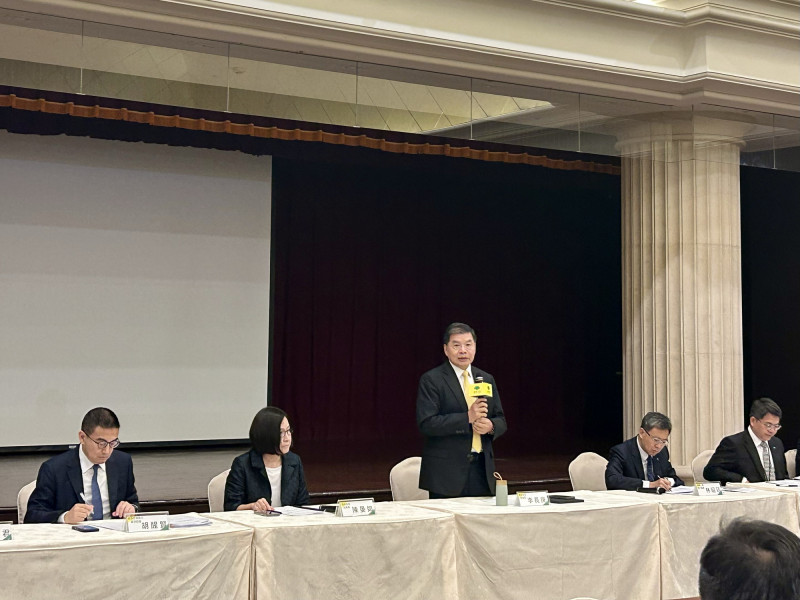 國泰金今召開第1季法說會。（記者吳欣恬攝）