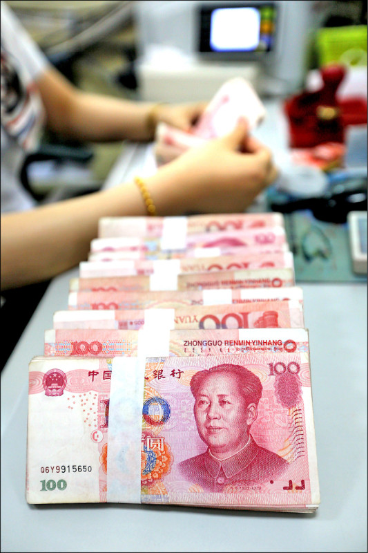 金管會最新統計，國銀對中國曝險占淨值比重，已降至17.6％。（法新社資料照）