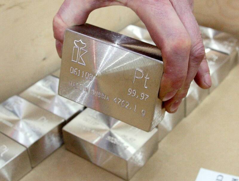 紐約投資公司認為，鉑族金屬有望迎來牛市。圖為鉑金。（路透）