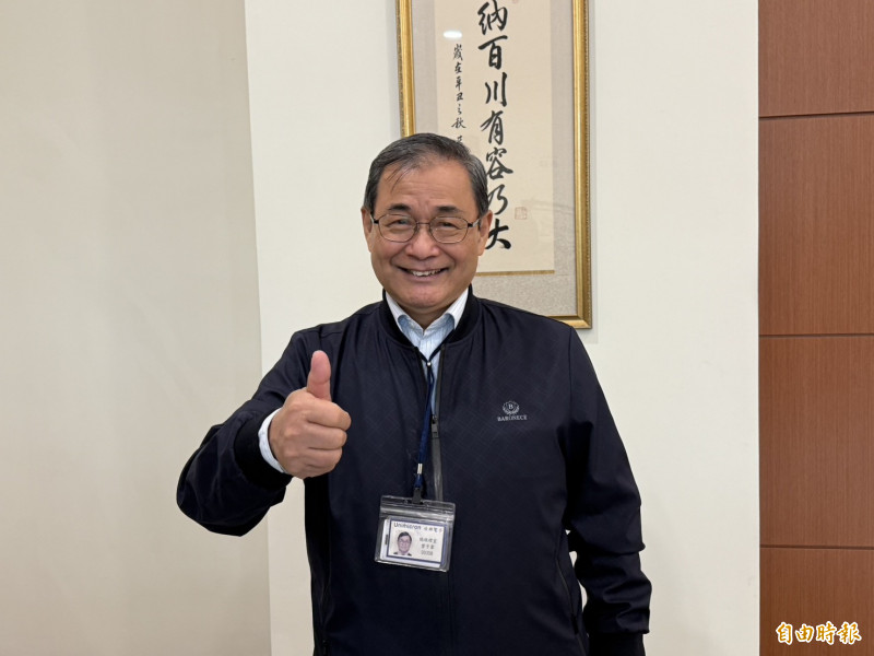 欣興董事長曾子章。（記者卓怡君攝）