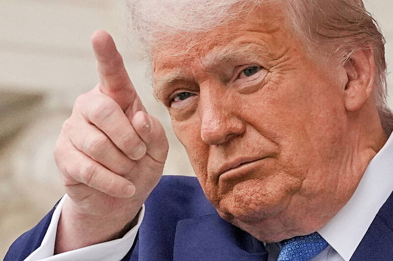 美國總統川普（Donald Trump）。（路透）