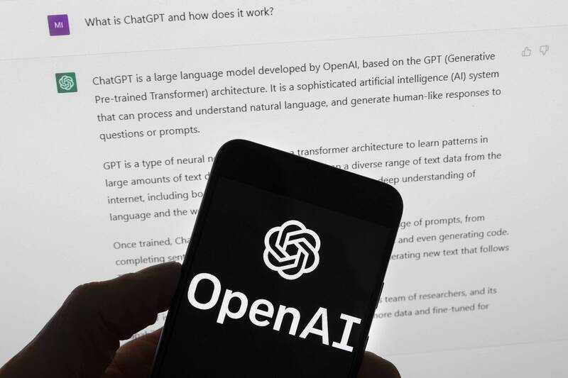 OpenAI已確認，阿聯將成為全球第一個在全國範圍內啟用 ChatGPT 的國家。（美聯社）