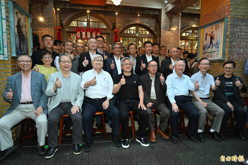 輝達（NVIDIA）台灣時間29日公告首季財報，執行長黃仁勳在財報會議上提及台灣供應鏈。（資料照）