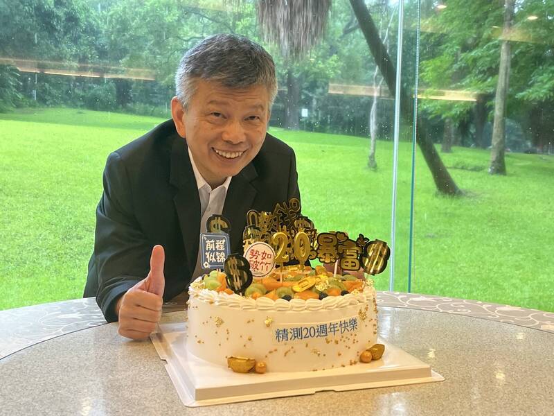 精測今年成立20年，受惠客戶對AI測試需求強勁，總經理黃水可預估全年營運將拼創新高。（記者洪友芳攝）
