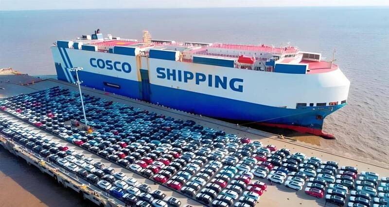 MSC與中遠航運既是競爭、也是合作關係。（擷取自中國社群平台）