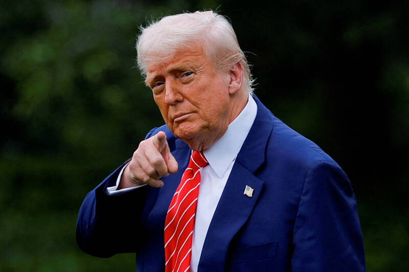 美國總統川普（Donald Trump）。（路透資料照）