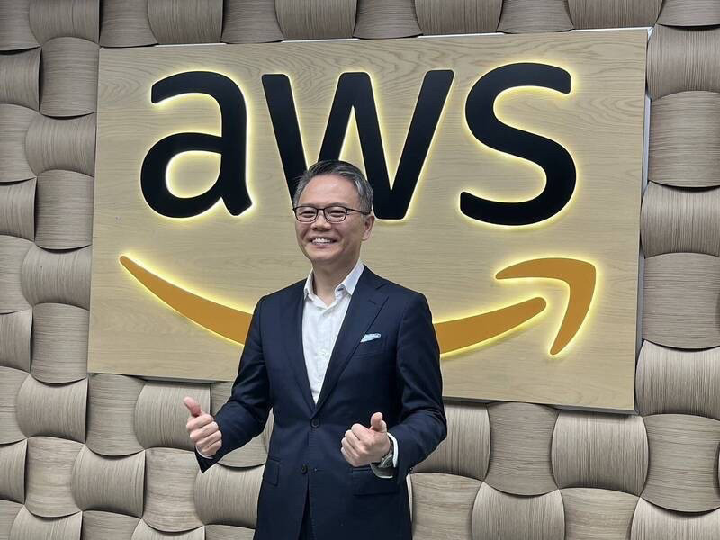 AWS台灣暨香港總經理王定愷去年宣布，2025年將在台灣推出AWS基礎設施區域。（資料照）