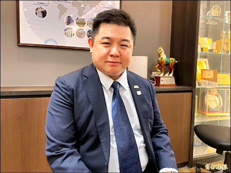 華城總經理許逸德。（記者林菁樺攝）