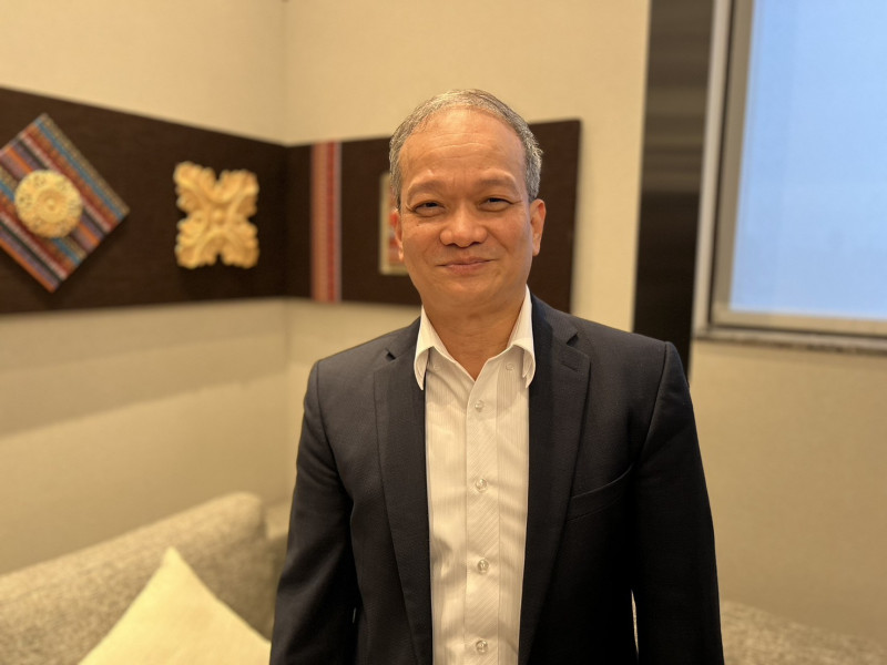 燁輝總經理張振武。（記者林菁樺攝）