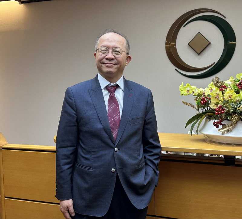 一銀總經理周朝崇表示，大阪出張所7月開業。（記者陳梅英攝）