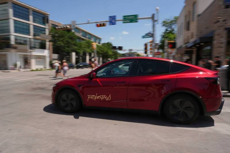 特斯拉自動駕駛計程車（Robotaxi）。（美聯社）