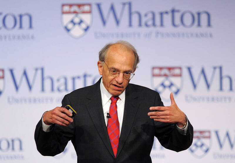 賓州大學華頓商學院教授西格爾（Jeremy Siegel）。（彭博資料照）