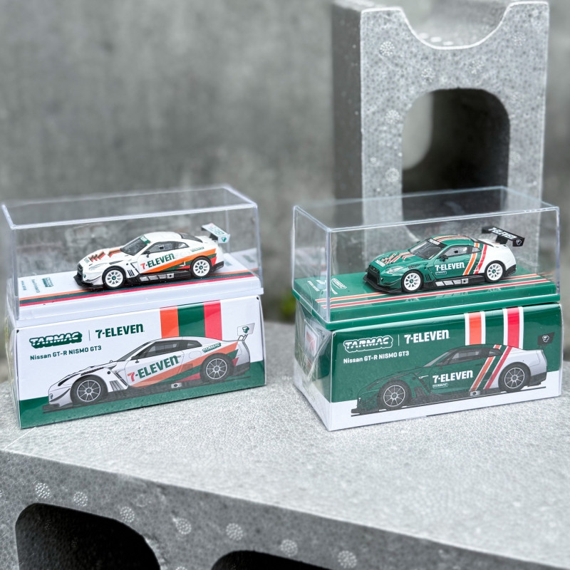 7-ELEVEN首次推出在地限定、全球獨家配色2款「限量NISSAN GT-R 7-ELEVEN紀念車」，預期將再度秒殺。（統一超商提供）