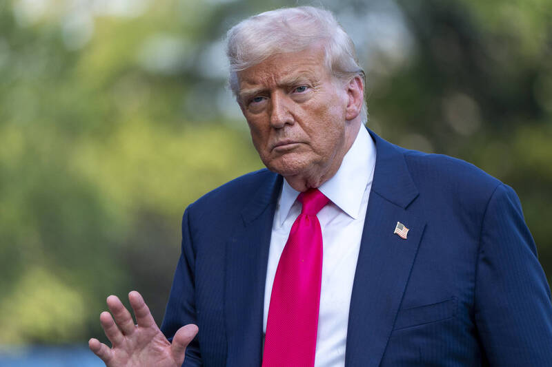 美國總統川普（Donald Trump）。（美聯社）