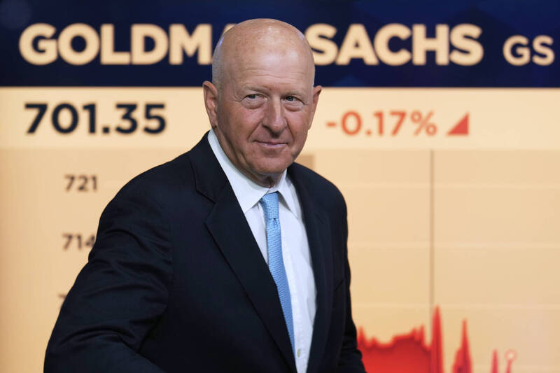 高盛執行長索羅門（David Solomon）。（美聯社資料照）
