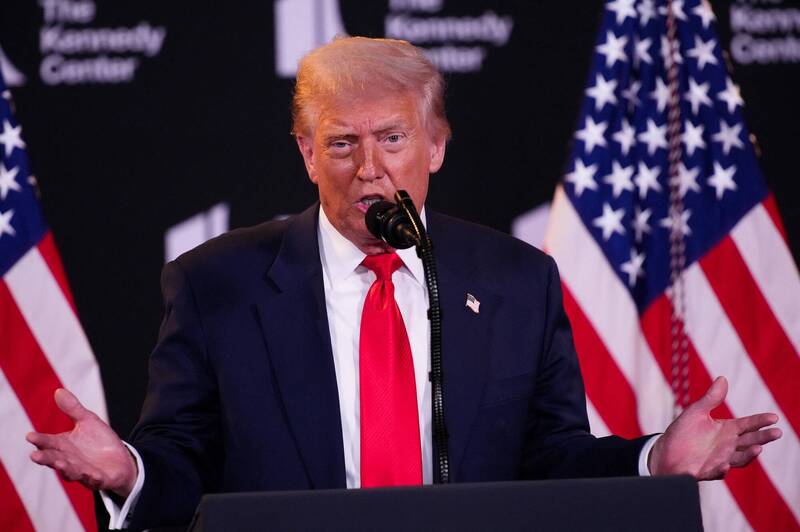 美國總統川普（Donald Trump）。（法新社）