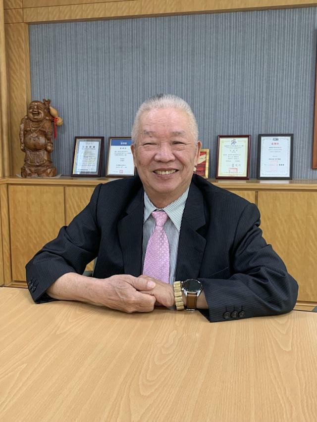 楠梓電董事長徐漢忠。（記者卓怡君攝）