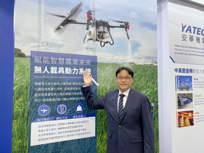 東元今股價拉回整理。圖為東元總經理高飛鳶。（資料照）