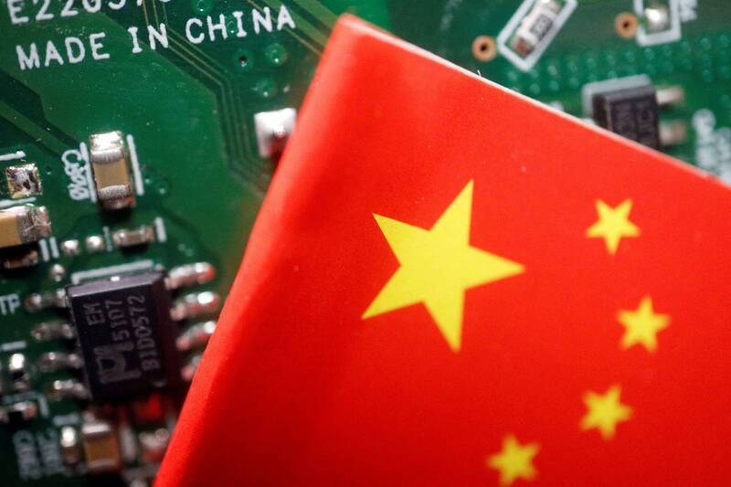 中國政府力推國產製自晶片,AI晶片廠商寒武紀股價噴發,5天累計漲幅達45%。(示意圖,路透)