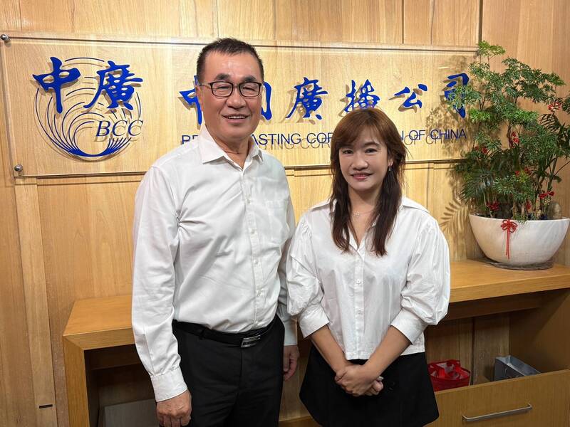 台北市副市長李四川在廣播節目中說，黃仁勳希望總部明年5月開工。（中廣千秋萬世節目提供）