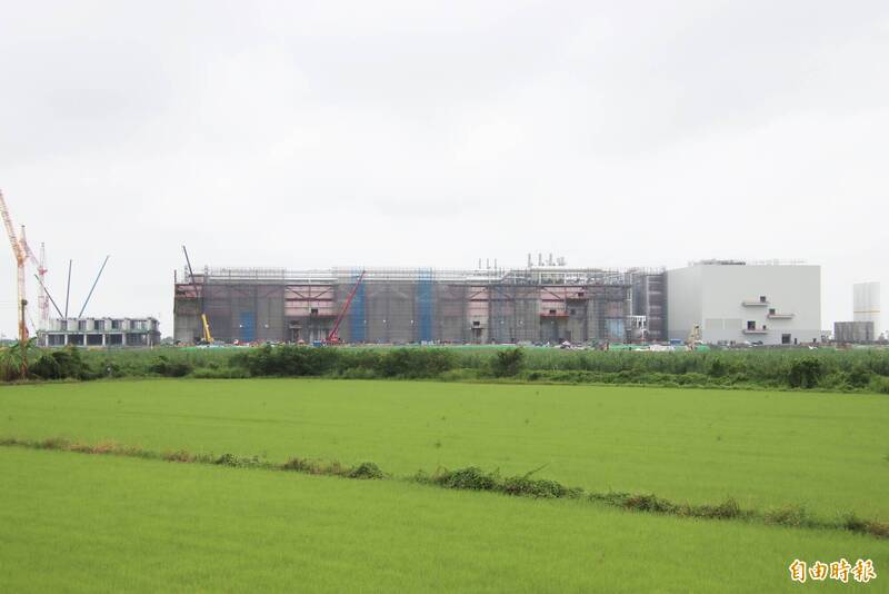 台積電在嘉義科學園區設廠。（記者林宜樟攝）