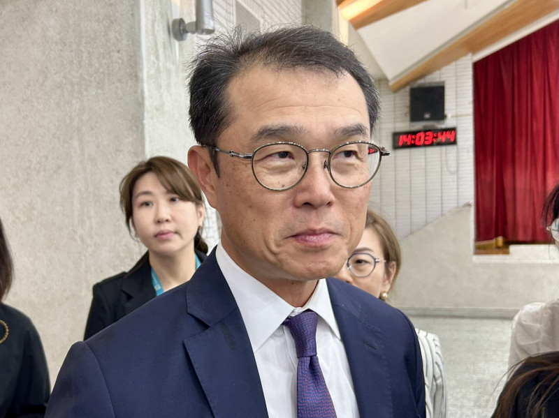 北富銀總經理郭倍廷表示，相較銀行法，央行對於不動產集中度的規範才是目前銀行不動產放款的主要限制。（記者吳欣恬攝）