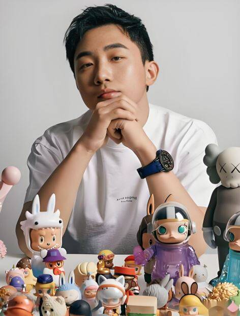 「泡泡瑪特」創辦人38歲王寧成為新一代河南首富。（擷取自中國社交網站）