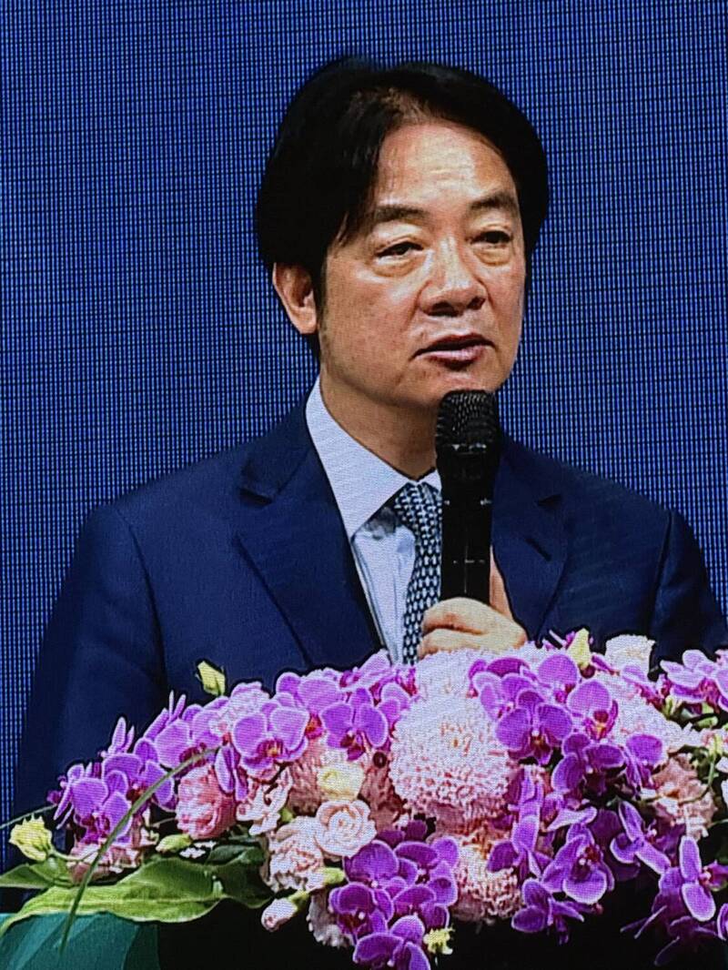 工硏院與SEMI國際半導體產業協會今舉辦「晶鏈高峰論壇」，總統賴清德親臨致詞。（記者洪友芳）