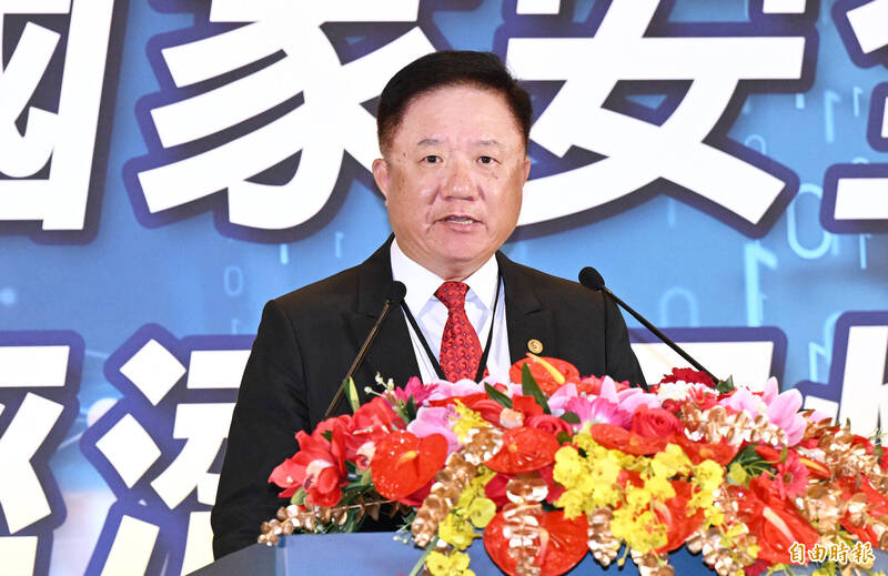 中華電信董事長簡志誠表示,通訊是國安韌性基石。(記者廖振輝)