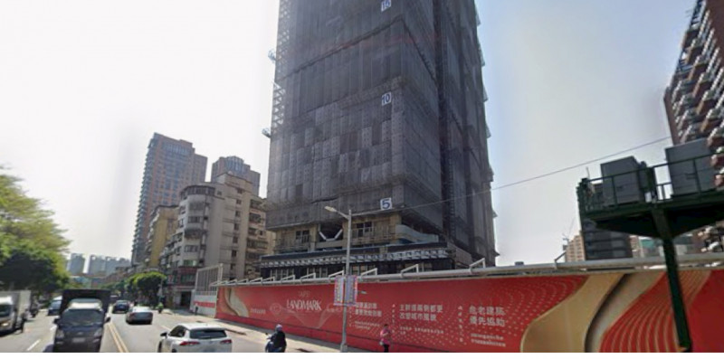 網紅「我是老爸」要轉售的預售屋建案，截至今年7月底，已累積38筆解約紀錄。（翻攝自Google Map）