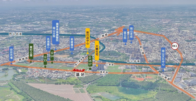 47地號基地區位圖。（都發局提供）
