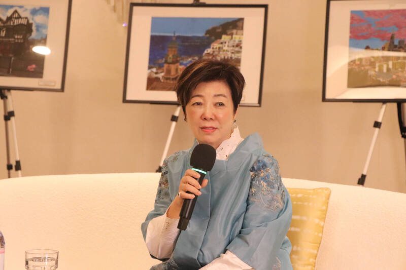 張淑芬透露將偕張忠謀參加台積電11/8日運動會。（資料照，記者徐子苓攝）