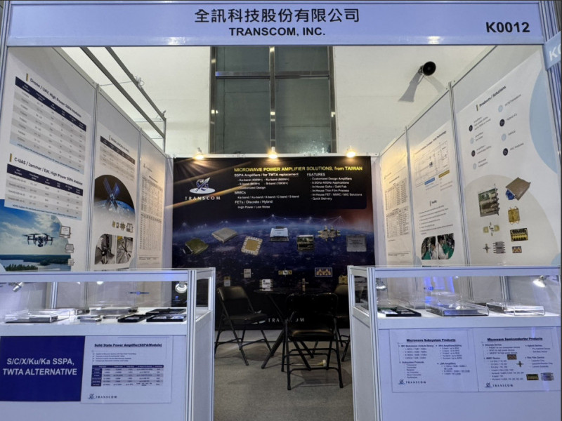 全訊展示軍用氮化鎵技術 搶攻航太與國防市場