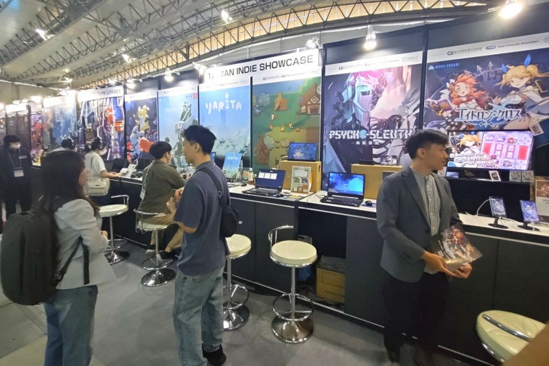台北市電腦公會攜手臺灣原創遊戲，前進東京電玩展拓展國際舞臺。（記者張慧雯攝）