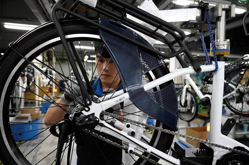 根據車輛公會最新統計，美國是台灣自行車最大買家。示意圖。（法新社）