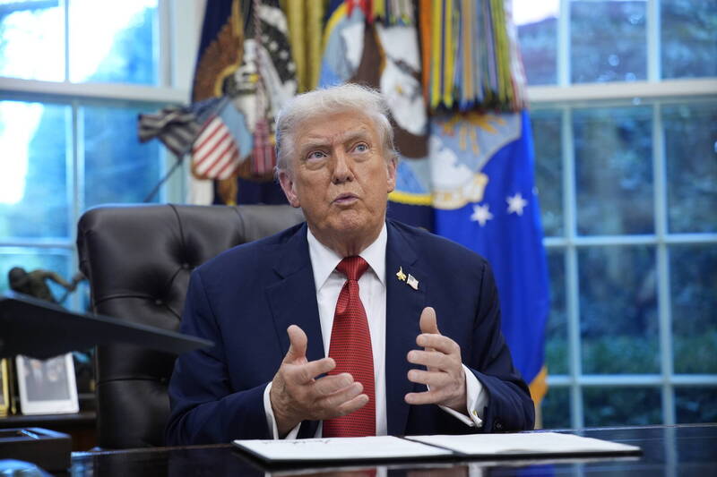 美國總統川普(Donald Trump)。(歐新社)