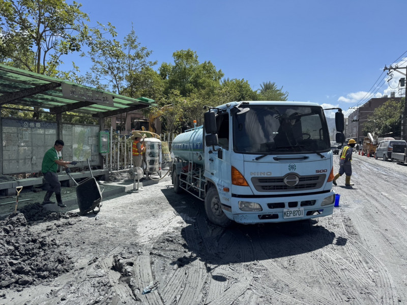 台水今宣布，光復鄉用戶減免一期（9月至10月）水費，讓民眾安心清理家園。（台水提供）