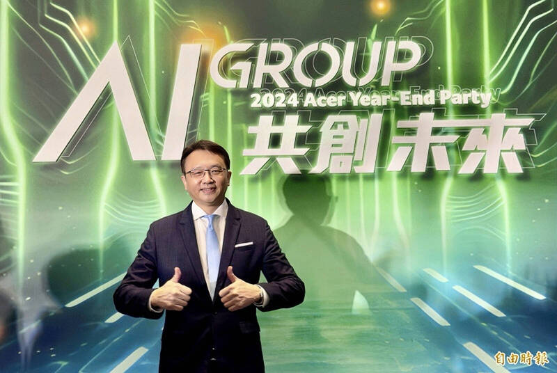宏碁董事長陳俊聖。(資料照)