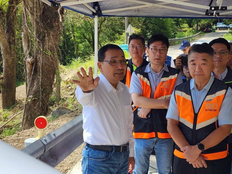 新北市長侯友宜表示，新北有適合的土地，有意願和輝達配合。（記者翁聿煌攝）