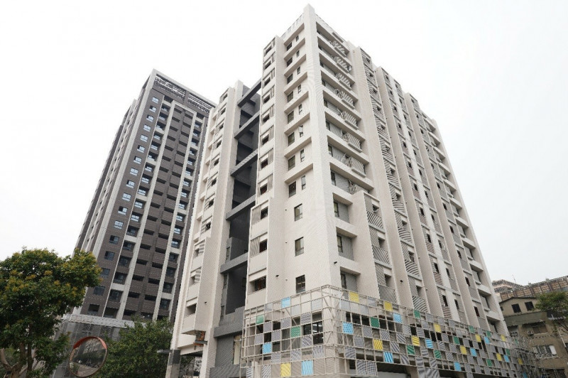 台北社宅「延吉好室」建築外觀。（國家住都中心提供）